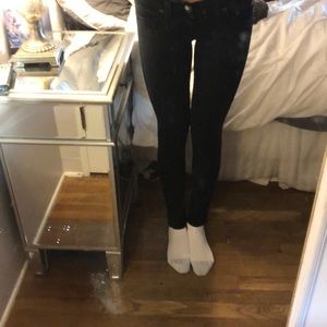True Religion black skinny jeans